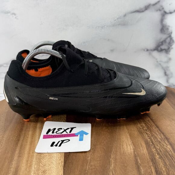Men's Size 9.5-Nike Phantom GX Pro FG Black Orange Soccer Cleats DD9463-010 - Picture 3 of 9